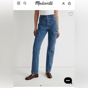 Madewell '90s Straight Utility Cargo Jeans